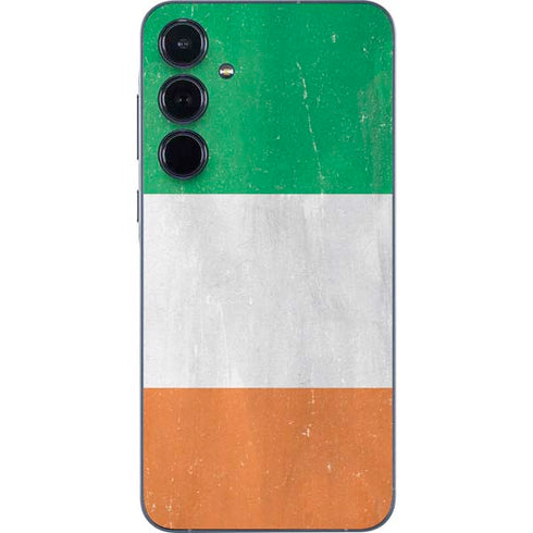 Ireland Flag Distressed Galaxy A55 5G Skin